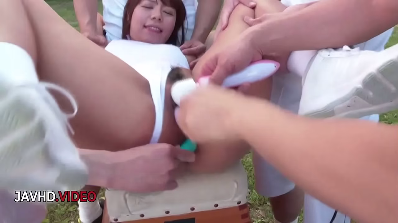 Sara Saijo’s Wild Outdoor Japanese Gangbang Adventure