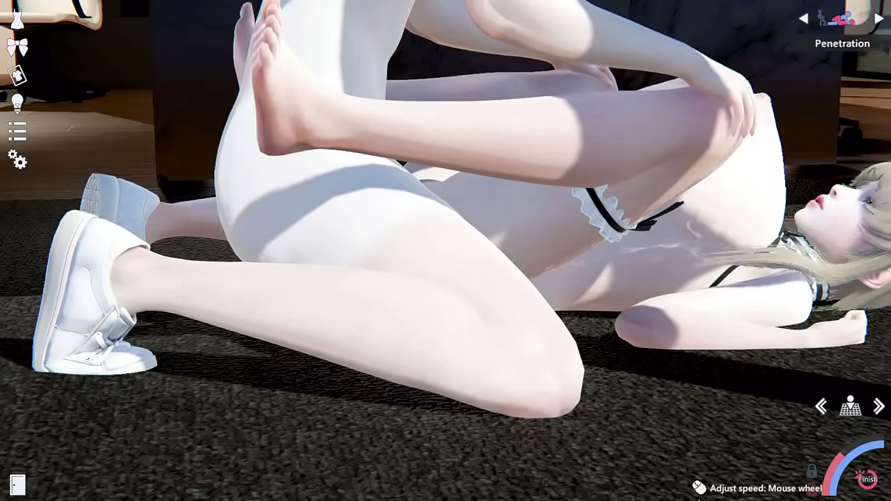 3D Hentai Game Gameplay – Custom Character Intimate Moment With Studio Lighting Effects