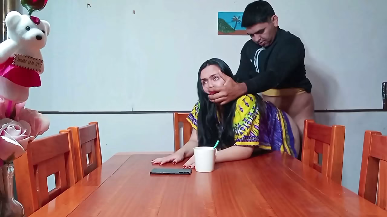 I fucked my Indian stepmother on the punishment table for bringing me iced coffee.