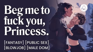 ASMR Audio Porn: Male Dom Dragon Rider Fucks You in the Training Arena – Public Sex, Blowjob & From Behind – Erotic Audio Story for Women