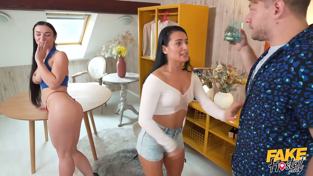 Fake Hostel – She catches her Fiance cheating and giving creampie to big ass backpacker
